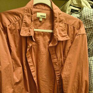 Long Sleeve Pink Button Up